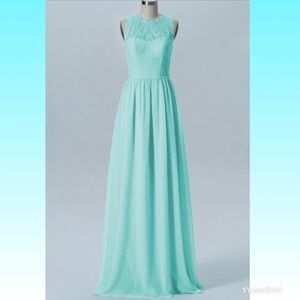 KF Bridal Bridesmaids Dress “hint of mint”